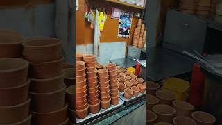 Haldwani🤩 ke most famous kulhad lassi😲 Shop food foodie streetfood kulhad lassi haldwani [upl. by Hagep]