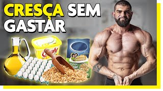 12 Alimentos MAIS BARATOS pra GANHAR músculo [upl. by Esereht689]