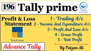 What is Profit amp Loss Statement  Profit amp Loss Account  Trading Ac  Gross Profit  Nett Profit [upl. by Lahsiv314]