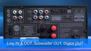 ONKYO CSV645 Kurzvorstellung MiniStereosystem [upl. by Atnohs417]