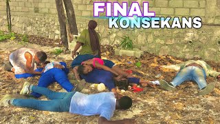 KONSEKANSépisode final Blackg Touye tout fanmil après li touye tête li😭paske li kouche sœur l 🥶 [upl. by Adlei]