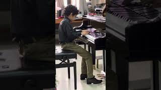 Bach  Allemande from Partita No 2 for keyboard BWV 826  played by Ayaan [upl. by Aseiram391]