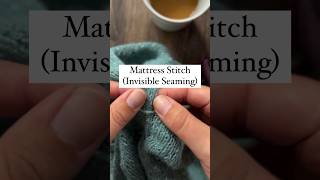 Knitting Tip  Mattress Stitch knittingvideo [upl. by Saidel]