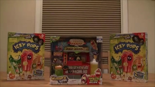 Grossery Gang Series 2 Icky Pops and Horrid Hot Dog Machine Opening [upl. by Kolnick]