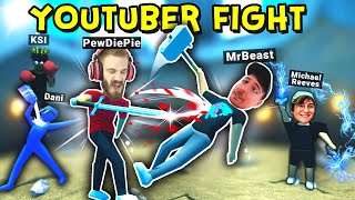 I Put the Biggest Youtubers in a Fight Arena [upl. by Jessalin]