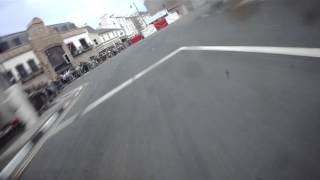 THE MORECAMBE MISSILE John McGuinness  TT 2015  On Bike Lap  Senior Race  Lap 1 [upl. by Nosiram247]