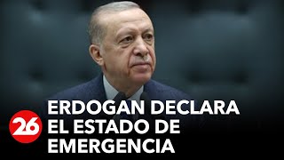 Erdogan declara el estado de emergencia durante tres meses por los terremotos en el sur de Turquía [upl. by Shabbir]