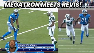 Calvin Johnson Vs Darrelle Revis FULL Matchup Megatron Vs Revis Island 2010 WR vs CB [upl. by Adnauq]