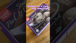 Steaming Trader Joe’s Pork Soup Dumplings cooking likeandsubscribe foodie food unboxing yummy [upl. by Asirrac]