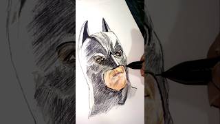 Batman As Christian Bale Artwork shorts batman drawing art artwork [upl. by Daas876]