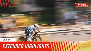 Extended Highlights  Stage 21  La Vuelta 2024 [upl. by Malvia]