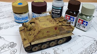 STURMTIGER 380mm 붓도색172 스케일 모형15 [upl. by Oel990]