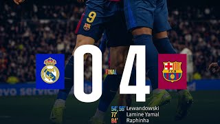 FC Barcelona écrase le Real Madrid [upl. by Leahcimrej]