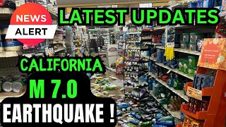 Major California Earthquake  new Details and Videos [upl. by Bethena]