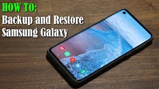 How to Backup and Restore your Samsung Smartphone Contacts Messages Settings etc [upl. by Adlesirk]