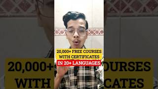 20000 FREE COURSES WITH INFOSYS CERTIFICATE 🔥 shorts rishabhjainofficial infosysspringboard [upl. by Genia595]