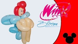 Palloncini modellabili  Winx Bloom  Fata  Cartoni Animati e Fumetti [upl. by Trisha]