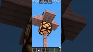 How to make a sensible street lampsMinecraft tiktok hacks hacks tiktok viral shorts [upl. by Hodge]