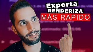 como EXPORTAR MÁS RÁPIDO en After Effects [upl. by Jacoby]