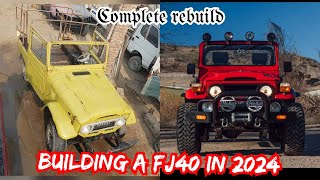 Modified fj40 build with all custom work  JMC garage [upl. by Atnes558]