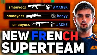 SMOOYA CREATES NEW CS2 FRENCH SUPERTEAM IN FPL WITH SHOX  JACKZ [upl. by Saber746]