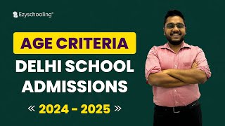 Age criteria for Delhi School Admissions 202425  Nursery  Kg  Class 1  Apply Now [upl. by Ylecara120]