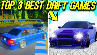 Top 3 Drifting Games on Roblox 2024 [upl. by Nnasor]