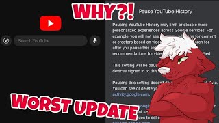 Say Goodbye To Privacy Youtube Watch History Update [upl. by Ahsinrat221]