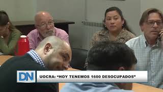 UOCRA “HOY TENEMOS 1600 DESOCUPADOS” [upl. by Bergmans151]