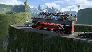 Big Bus driving ON Narrow Route Surviving the Deadliest  Euro Truck Simulator 2  Game ID eps 030 [upl. by Ayyn]