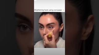 Concealer hack ✨makeup youtubeshorts viralshort shotsfeed viralshort shorts 1millionviews [upl. by Nednerb595]