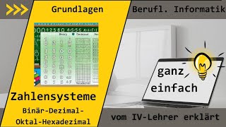 Zahlensysteme umrechnen [upl. by Nnylirak]