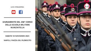 Giuramento del 236° corso della Scuola Militare Nunziatella [upl. by Suivatra]