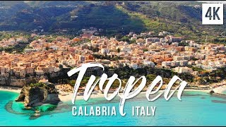 The Very Best of TROPEA Calabria Italy  Spiaggia della Rotonda Aerial 4k drone footage [upl. by Gardy881]