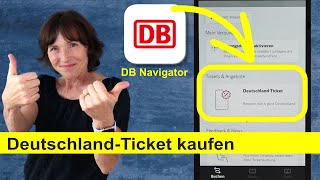 DeutschlandTicket Mit der App DB Navigator und OnlineBanking das Abo starten [upl. by Diannne906]