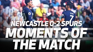 MOMENTS OF THE MATCH  Newcastle 02 Spurs [upl. by Rori]