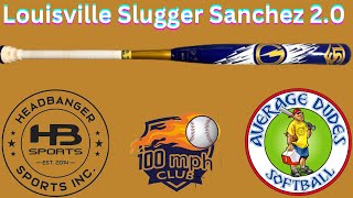 Louisville Slugger Genesis Sanchez 20 Slowpitch Softball Bat Review  Average Dudes Softball [upl. by Blandina]