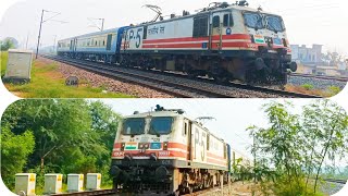 RDSO Lucknow train with Legendary WAP5 [upl. by Nalo]