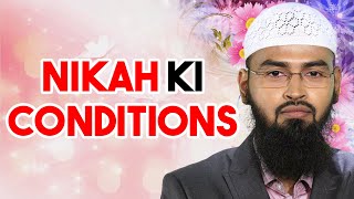 Nikah  Shadi Keliye 4 Conditions  Sharait Hai By AdvFaizSyedOfficial [upl. by Eniamsaj]