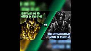 Eren Yeager No FT VS Levi Ackermann shorts attackontitanedit erenyeager leviackerman 1v1edit [upl. by Ferd]