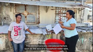 Maintaining desalinated water storage tanks in Nauru [upl. by Iruam]