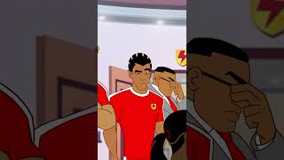 Skarra KIDNAPS the professor 😱 supastrikas footballcartoon soccer [upl. by Nylasor]