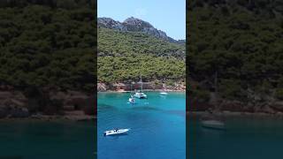 Moni Bay Is a toprated stop seatv sailing greece [upl. by Anauqahs]