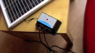 How to wire and install a 20W Solar Battery Charger and charge controller [upl. by Nosral]