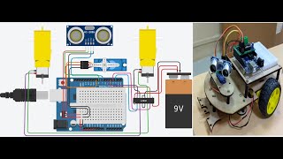 Obstacle Avoiding vehicle using Arduino Servo motors and Ultrasonic sensor [upl. by Irabaj192]