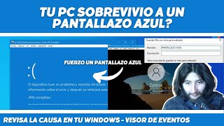 Está OPCIÓN en WINDOWS te dice la CAUSA de un PANTALLAZO AZUL  EXPERIMENTO en VIRTUAL BOX  GUIA [upl. by Leugimesoj]