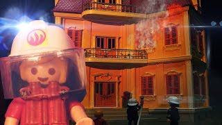 🚒 DAS HAUS BRENNT FEUERWEHREINSATZ 112  Matz der Meisterdetektiv 4  PLAYMOBIL STOP MOTION Film [upl. by Leunamesoj]