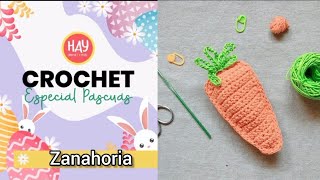 Zanahoria a crochet ideal para estas pascuas 🐰 Paso a paso [upl. by Hoi840]