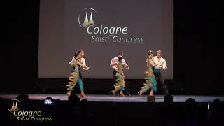 Adolfo Indacochea amp Latin Soul Dancers  Cologne Salsa Congress 2018 🗽 🔥 [upl. by Nauwtna]