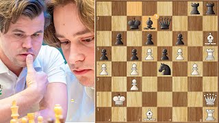 The Vibrations Inside  Carlsen vs Keymer  Grenke Chess Classic 2024 [upl. by Hutchings]